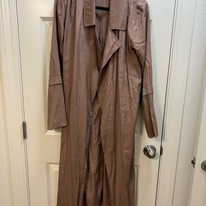 Elegant Tan Trench Coat
